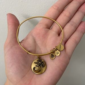 Alex and Ani - Om charm bracelet
